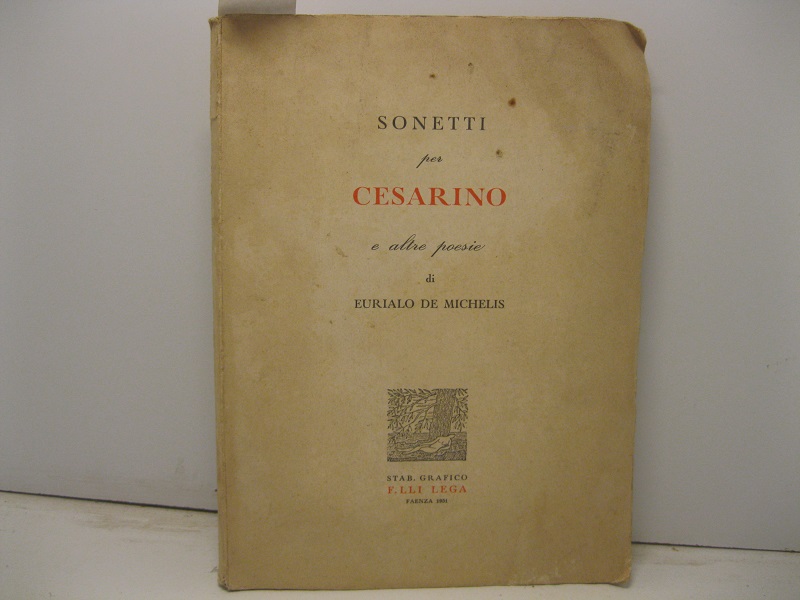 Sonetti per Cesarino e altre poesie.